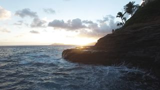 Drone Footage Of Sea