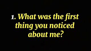 Things to ask your partner