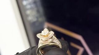 14K Yellow Gold & 3.75 CTW Diamond Ladies Ring