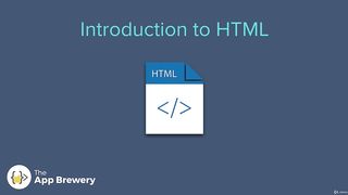Introduction to HTML