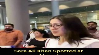 Knock Knock Girl Sara Ali Khan Spotted at Airpot Viral Masti Bollywood
