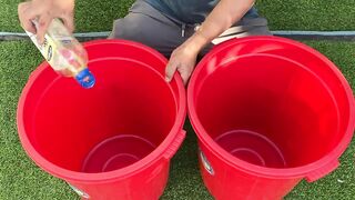 Great idea to recycle plastic chairs / cement craft ideas / Creative table and flower pots
