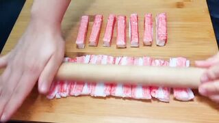 Узнала этот трюк в ресторане! Теперь крабовую палочку готовлю только так. Гости
