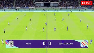 Paok Vs D Zagreb Live Football Match #reels