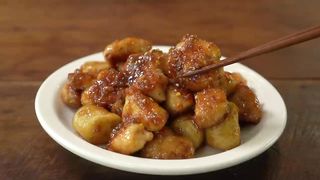 One Pan Honey Garlic Chicken.