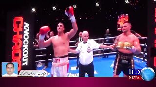باکسر انتھونی جوشوا نے اپنے مدمقابل فرانسس نگانو کو ہرا کر مقابلہ udia arabia