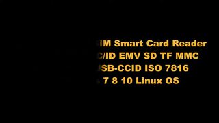 UTHAI X02 USB SIM Smart Card Reader For Bank Card ICID EMV SD TF MMC -