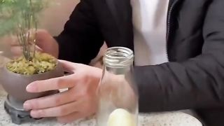 take out egg from bottle trick, life tricks