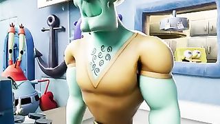 Rizzward. #spongebob #spongebobsquarepants #handsomesquidward #squidward #patrickstar