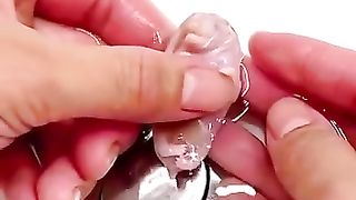 The girl rescued and sheltered a newborn hedgehog