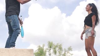 Couple doing Juggling Together