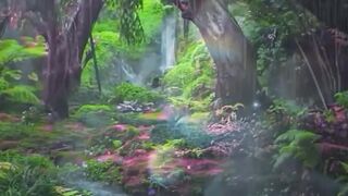 Beautiful view of nature with song
