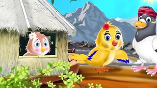 बारिश की कहानी _Kauwa Chidiya Wala Cartoon __ hindi cartoon __ tuni chidiya ki kahani __ moral story