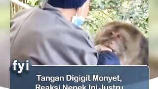 Grandma ???? with monkey????