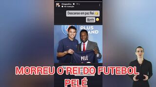 Notícias Urgente Morreu o rei do futebol Pelé.