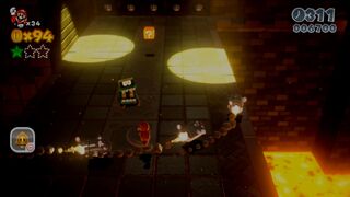 Super Mario 3D World: World 5, Screen , Searchlight Sneak