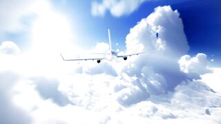 Plane Over The Cloud