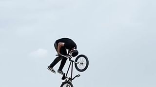 Amazing jump bicycle ???? amazing #bicycle #crazy