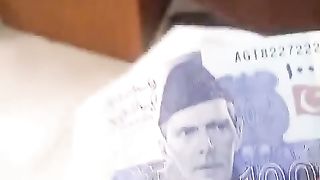 Unveiling of single side printing of new currency note in Karachi bank,p1
