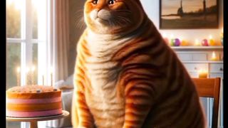 Brithday Invite Friends & Broken ???? #cat #cute #pets #kitten #love #ai #story