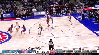 Final 1:36 WILD ENDING Magic vs Pistons ???????? | February 24, 2024