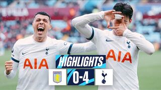 ASTON VILLA 0-4 TOTTENHAM HOTSPUR __ PREMIER LEAGUE HIGHLIGHTS __ SPURS THRASH VILLA