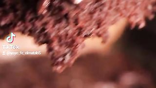 كيك الشكولاته الصيامي بدون بيض او لين