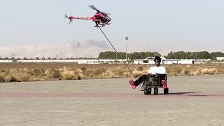 Rc Helicopter Pulling Me Easy