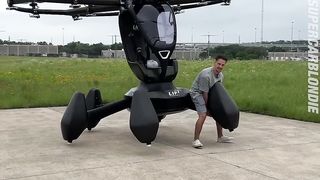 Drone flying