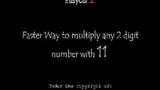 Faster Way to Multiply any 2 Digit Number with 111