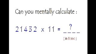 Faster Way to Multiply any Number with 11