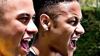 Ronaldo vs Neymar vs Mbappe vs Messi vs Salah vs Van Dijk | with their Wax Figures