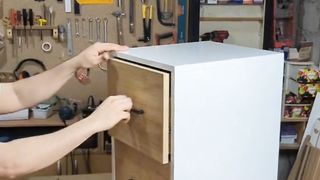 How to Make a Hidden Wooden Cabinet Staircase"