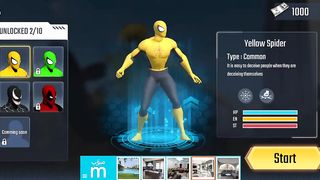Spider Rope Hero - بطل حبل الضفدع الخارق في مدينة العالم المفتوح ، كن الشرطة