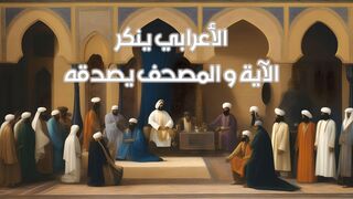 الأعرابي ينكر الآية و المصحف يصدقه