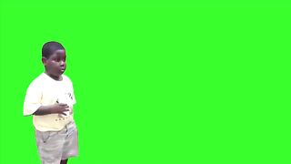 Confused fat kid meme | Green screen