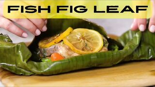 The secret of fish in fig. Greek recipes