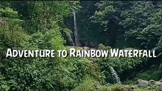 adventure to the Indonesian Rainbow Waterfall River
