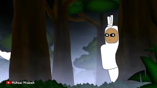 BARU JADI POCONG - kartun hantu lucu