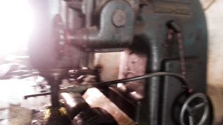 Vertical milling machine With use dividing head cut the spur gear