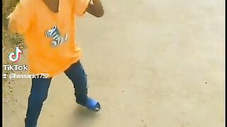 Stress free kid from Uganda