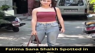Fatima Sana Shaikh Spotted in the City #fatimasanashaikh #shorts #viral #youtubeshorts #trending #shortvideo #ytshorts