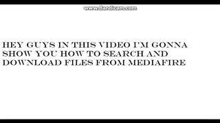 How To Search and Download Files from MEDIAFIRE COM 2014 HD