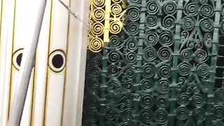 قبر النبي صلى الله عليه وسلم من اقرب نقطة