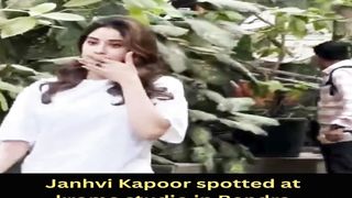 Janhvi Kapoor spotted at krome studio in Bandra #janhvikapoor #short #shorts #trending #viral #bollywood #viralshorts