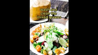 Explore Summer's Flavor Green Salad with Strawberries and Walnuts! #cooking #StrawberryWalnutSalad