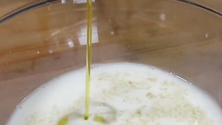 Whipping up some Moroccan Batbout bread filled with a creamy egg mix. Easy and delicious!
