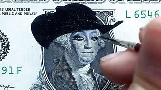 Change the face of the dollar to a beautiful woman