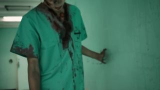 Eerie Encounter: The Bloody Zombie's Haunting Stroll