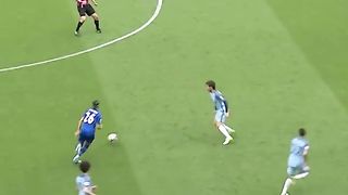 Okazaki WONDERGOAL vs Man City ft. Mahrez.
